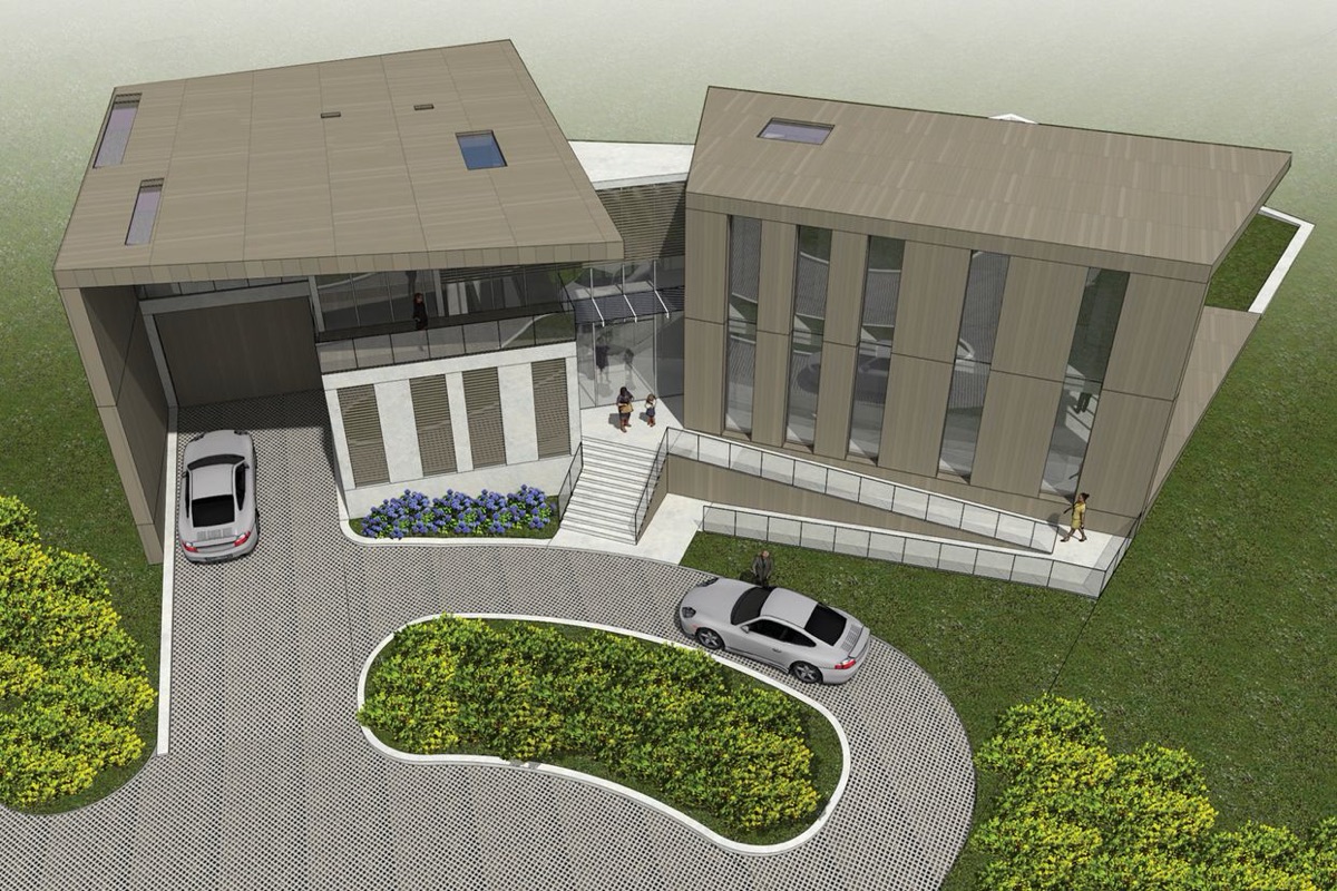 Custom home elevation