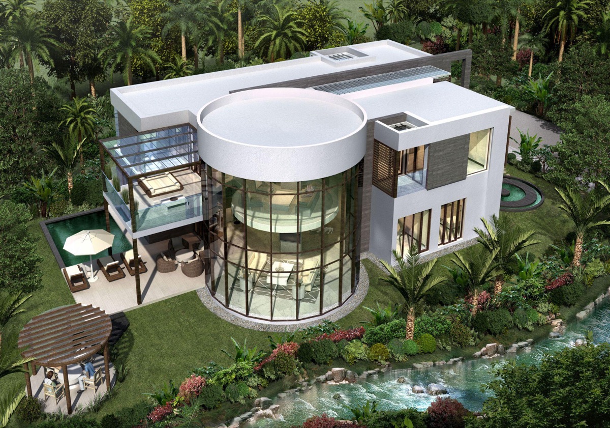 Custom home render, Habiture Residences